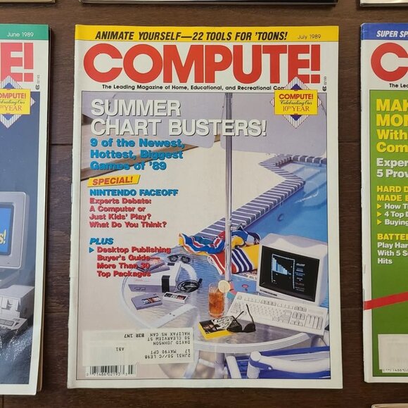 Compute! Computer Magazine 1989 Full Year January to December - Picture 8 of 10